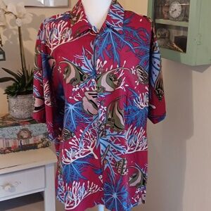 Vintage Joe Kealoha Reyn Spooner Hawaiian Shirt. Tropical. Beach. Hawaiian.